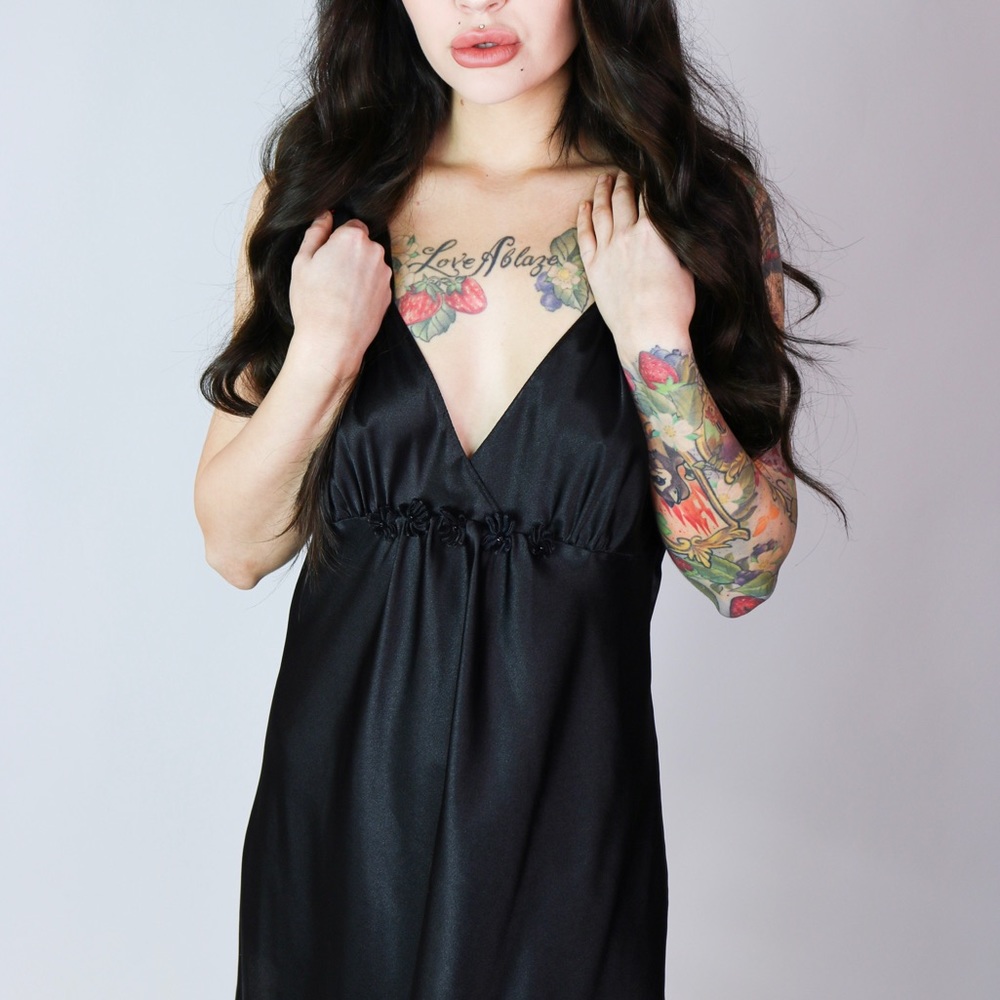 Vintage Oscar De La Renta Long Silky Nightgown